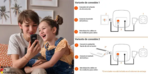 Teléfono inalámbrico Gigaset AS690