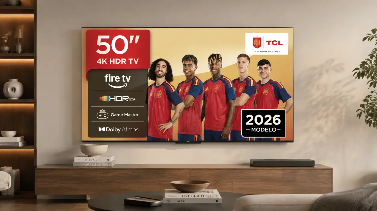 Smart TV TCL 50V6D de 50 pulgadas 4K UHD con IA