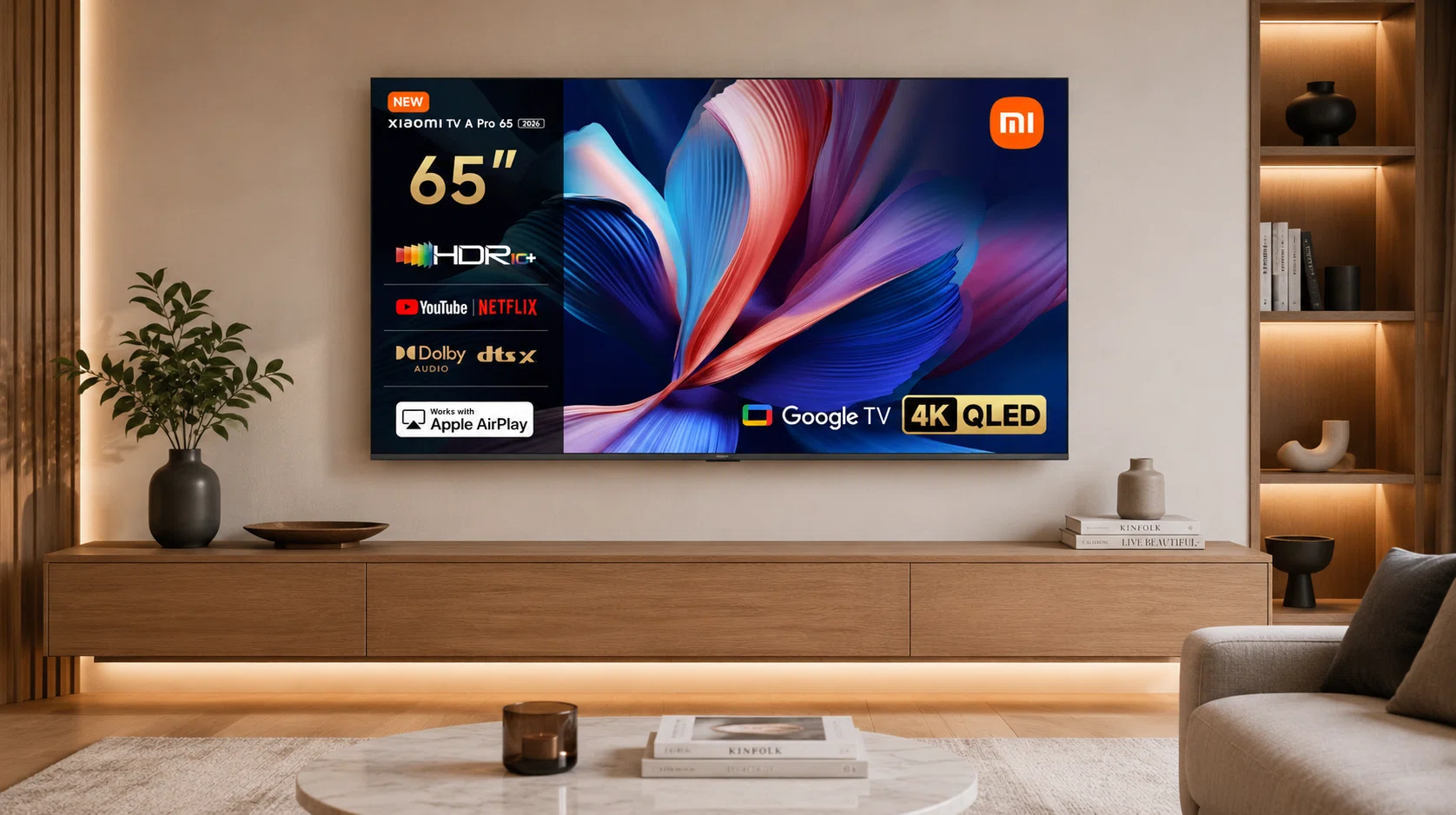 Smart TV Xiaomi QLED 65" A Pro 2026
