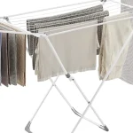 Tendedero plegable Songmics de metal con 2 alas para interior y exterior