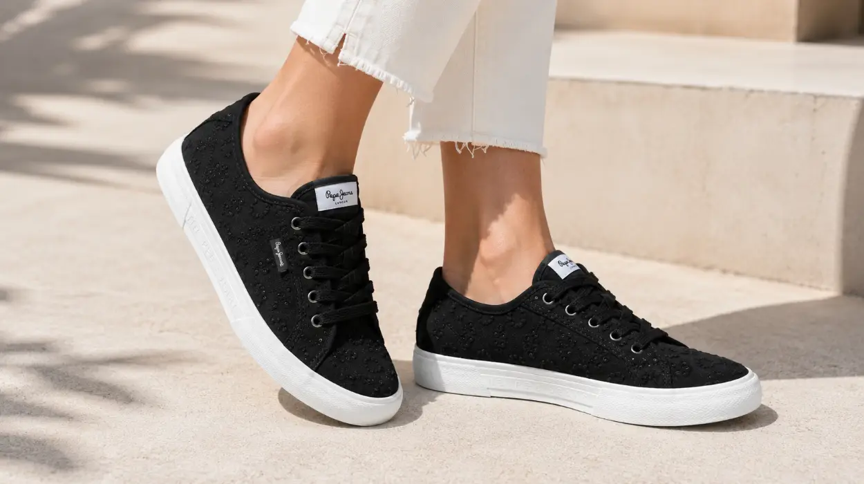 Un toque floral en tu look: zapatillas Pepe Jeans Brady Cute para mujer