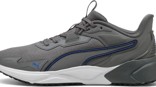 Tenis Puma Disperse XT 4 unisex en gris oscuro y zafiro, talla 38