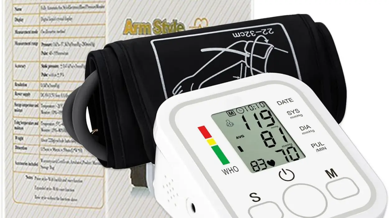 Tensiómetro de brazo digital profesional para controlar la presión arterial en casa
