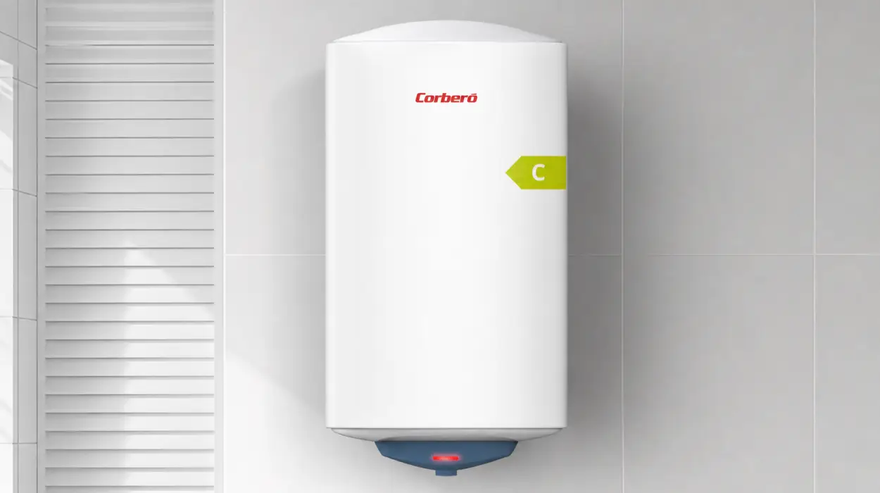 Termo eléctrico Corberó CTMBA50 de 50L con instalación vertical y resistencia blindada