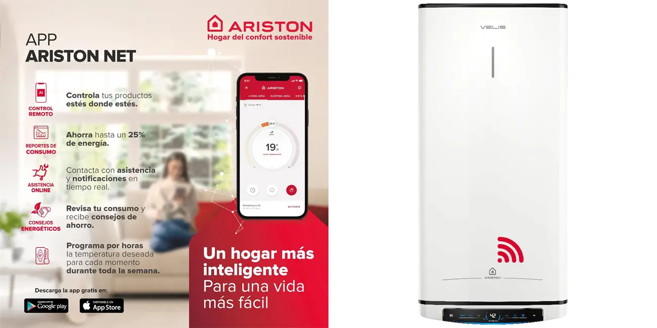 Termo eléctrico Ariston Velis Pro Wifi