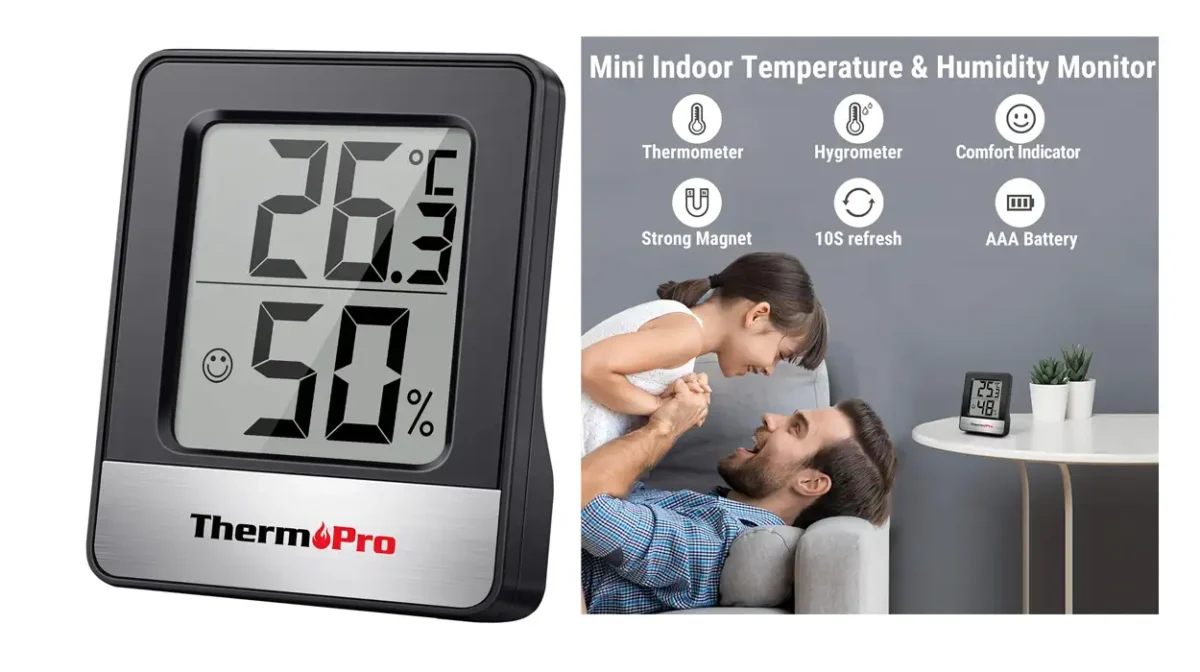 Mini termohigrómetro digital ThermoPro TP49