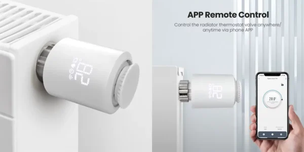 Termostato inteligente ME167 para radiador con Zigbee