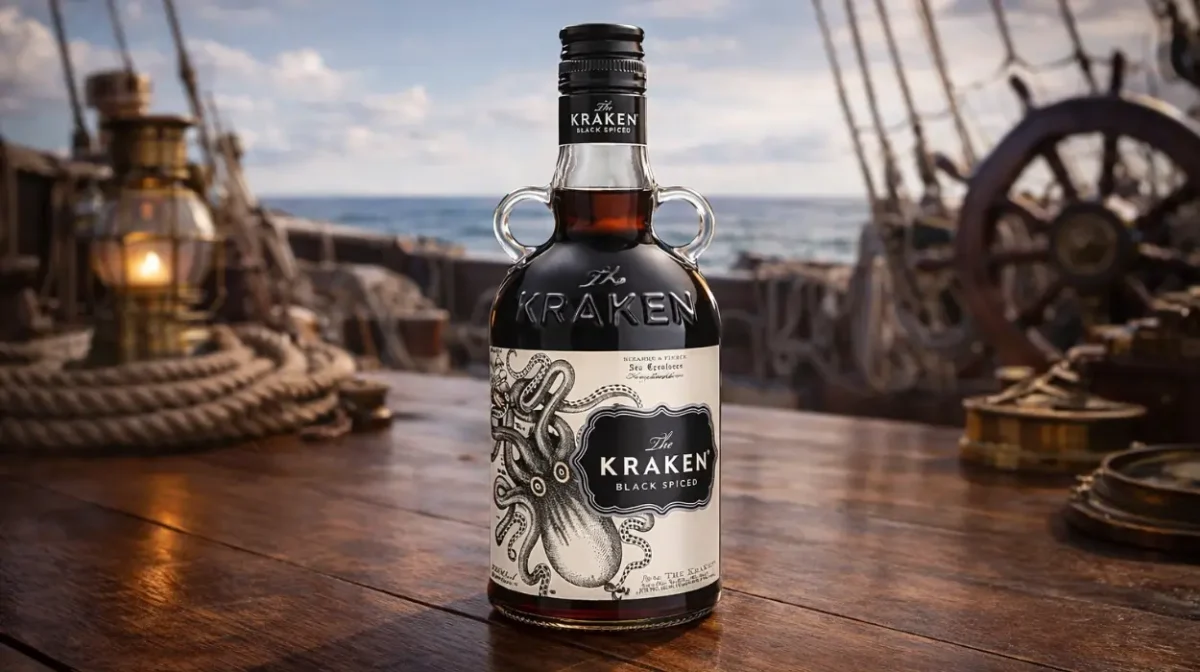 Ron The Kraken Black Spiced de 1L