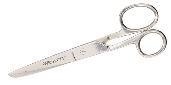 Tijeras de acero Westcott E-30862 para zurdos