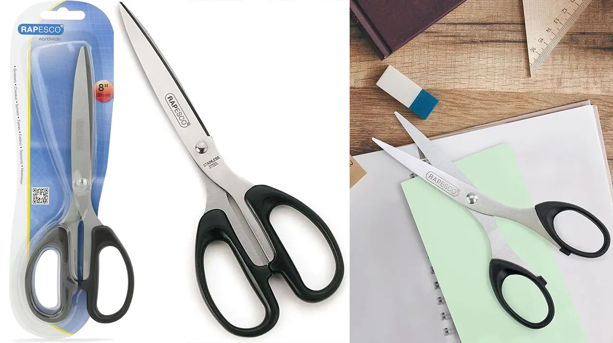 Tijeras Rapesco de acero inoxidable de 21 cm baratas