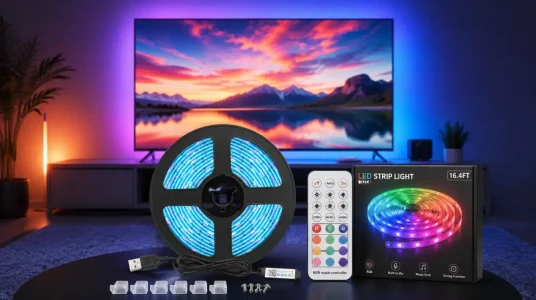 Luces LED Diyife para TV con control por app y 16 millones de colores para pantallas de 32-65"