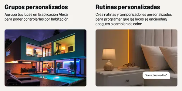 Tira LED inteligente Amazon Basics