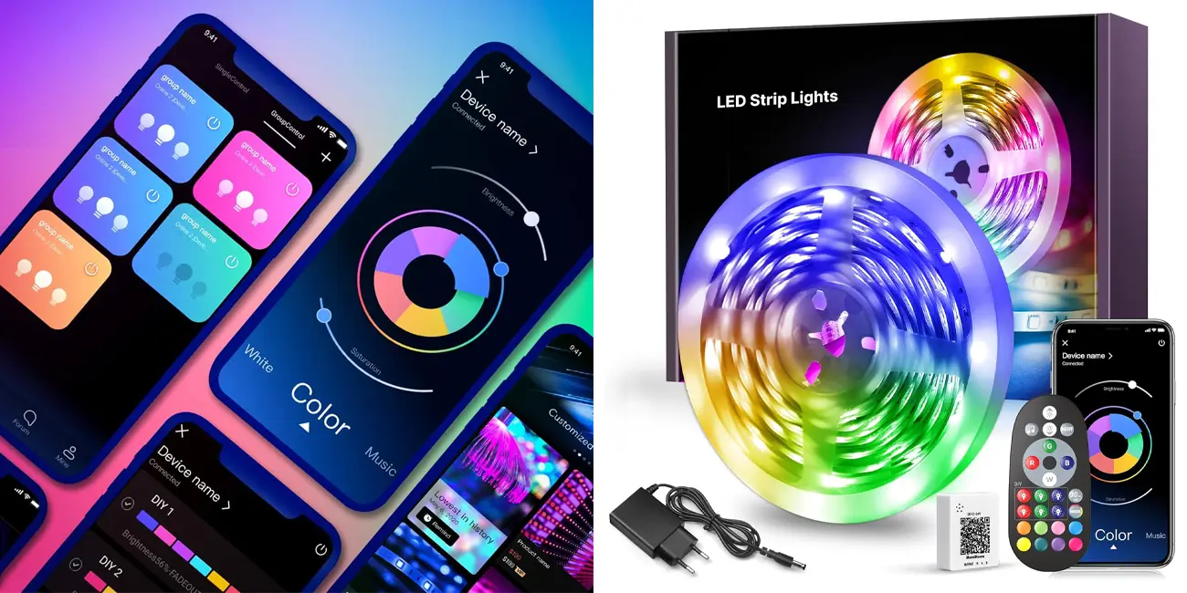 Tira luz LED Macchiatto RGB