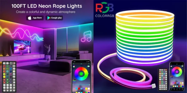 Tira LED RGB Aiopp neón de 5 metros