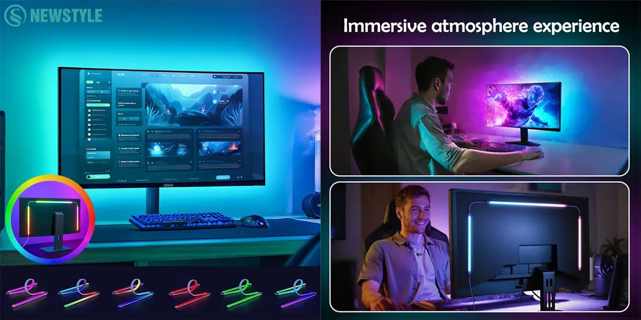 Tira LED RGB Newstyle para monitor de PC