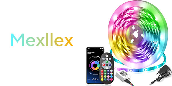 Mexllex tira LED RGB colores oferta