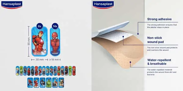 Hansaplast Kids Marvel tiritas
