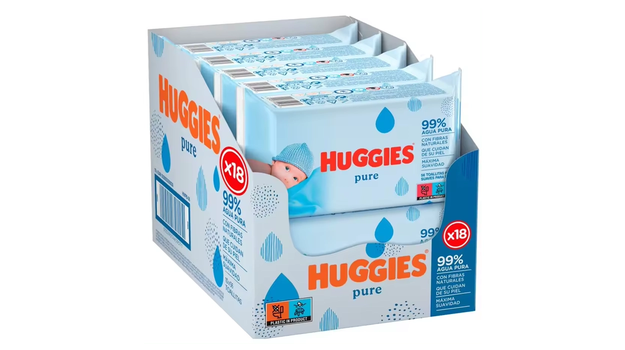 toallitas Huggies Pure
