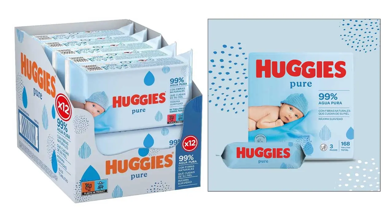 Toallitas Huggies Pure baratas
