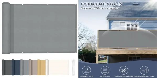 Toldo para protegerte del sol y tener privacidad