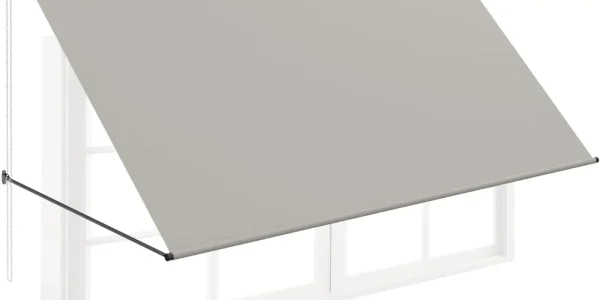 Chollo toldo retráctil práctico y fácil de ajustar con barra de aluminio