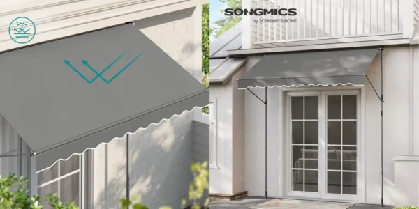Toldo retráctil manual SONGMICS