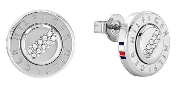 Tommy HIlfiger 2780612 pendientes botón cristales chollo