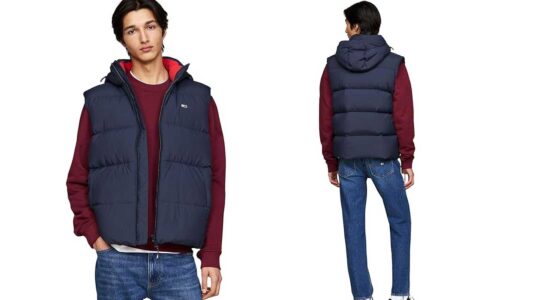 Chaleco Tommy Jeans Essential Down Vest barato