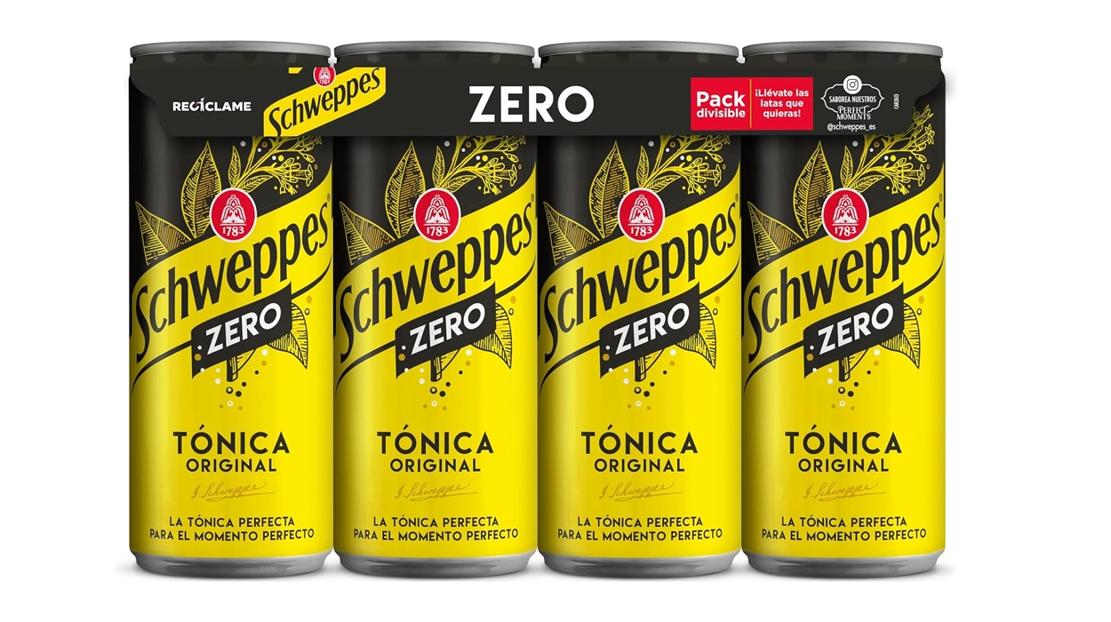 tónica Schweppes Zero