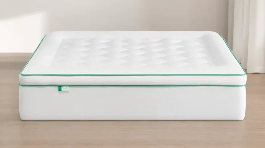 Topper de colchón de microfibra suave de 160 x 200 cm