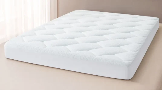 Topper EHEYCIGA viscoelástico de 3 cm para colchón, desenfundable y lavable