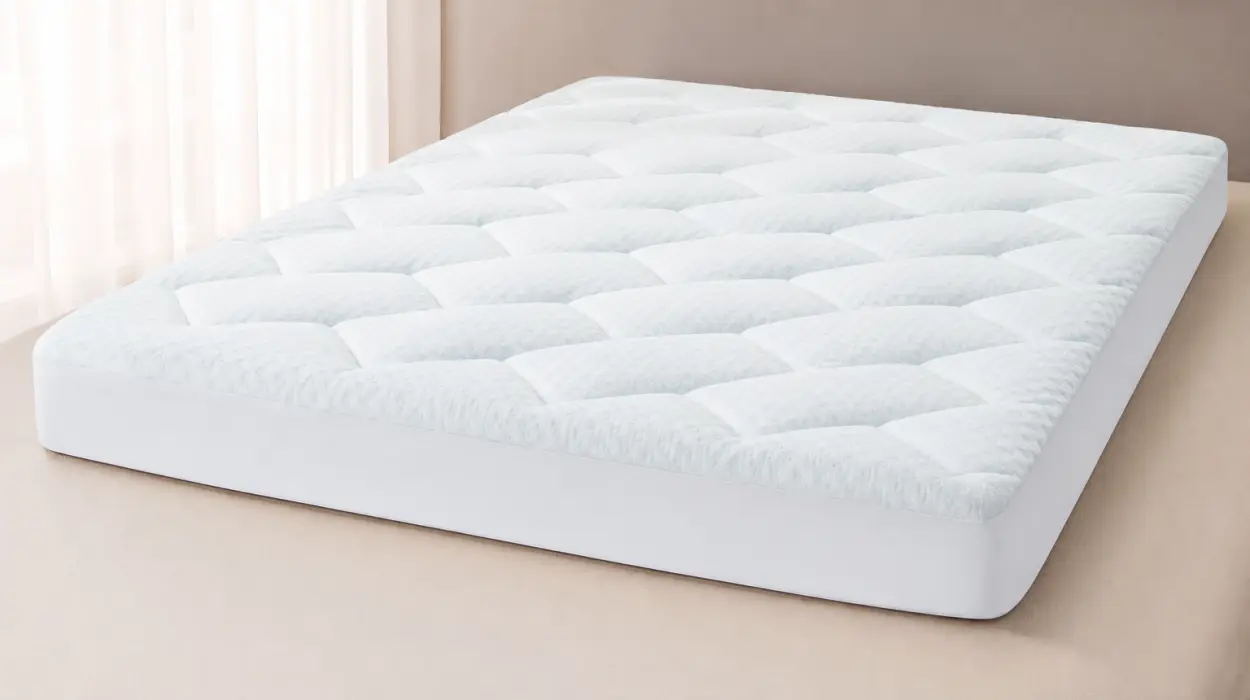 Topper EHEYCIGA viscoelástico de 3 cm para colchón, desenfundable y lavable