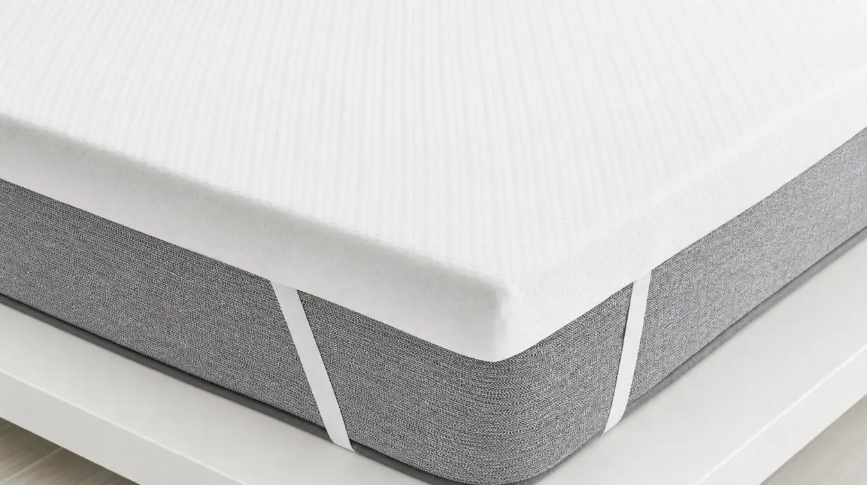 Topper viscoelástico multizonas Pikolin Home de 7 cm para cama de 135, desenfundable y transpirable