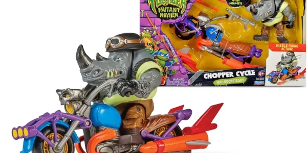 Chollo tortugas ninja rockstedy chopper cycle