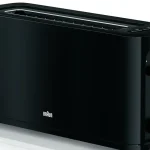 Tostador Braun PurEase HT3110BK de 1000 W, 2 ranuras y 7 niveles de potencia