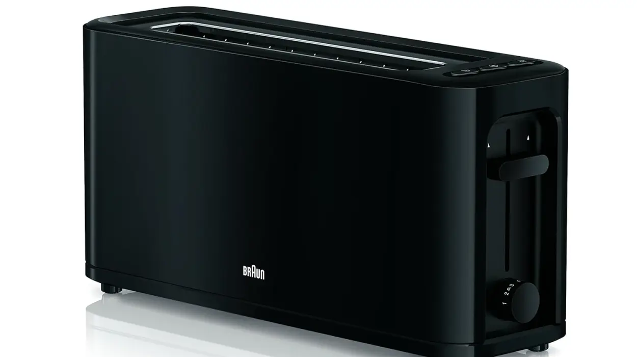 Tostador Braun PurEase HT3110BK de 1000 W, 2 ranuras y 7 niveles de potencia