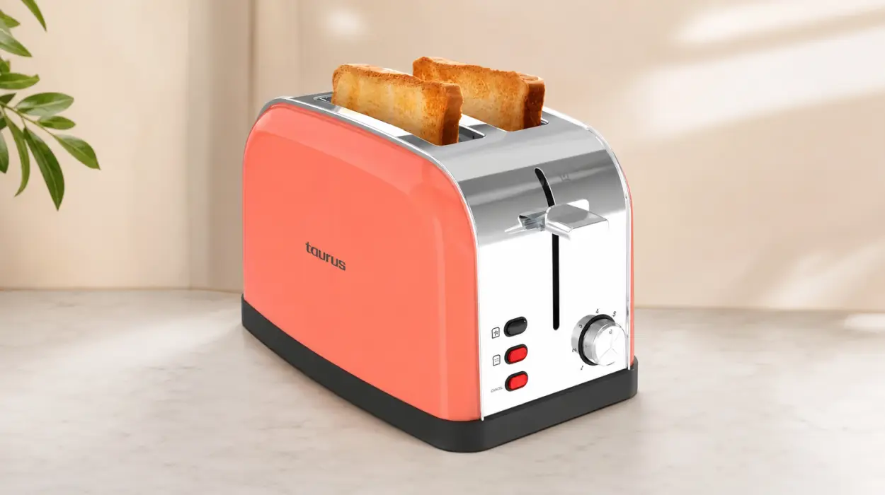 Tostador Taurus Vintage de 950 W con 2 ranuras y 7 niveles