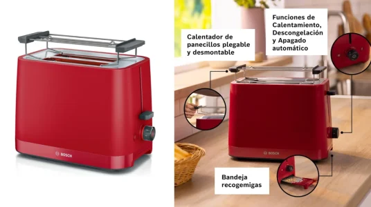 Tostadora Bosch Mymoment 2 rebanadas