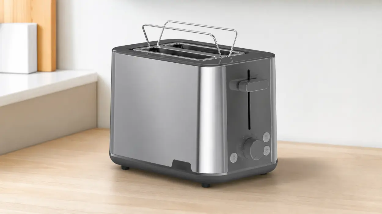 Tostadora Braun PurShine HT1510GY con 8 niveles de tostado, descongelación y elevación extra