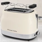 Tostadora Russell Hobbs Hanley Jazmín para 2 rebanadas con ranuras anchas y 6 niveles de tostado