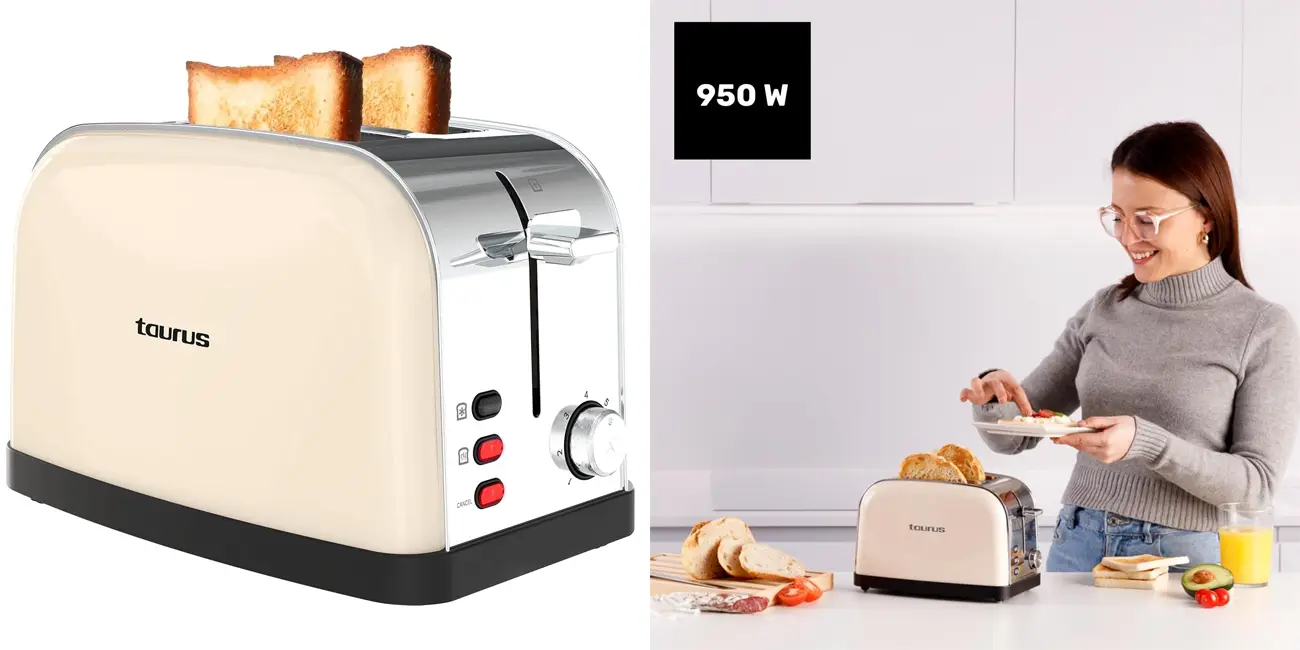 Tostadora Taurus Vintage II Cream