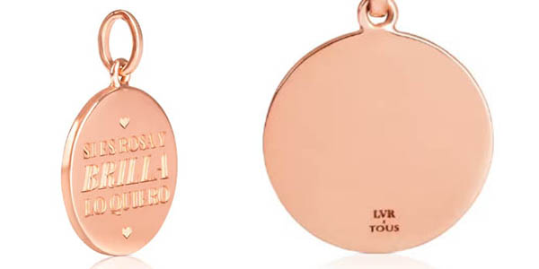 Tous colgante oro rosado oferta