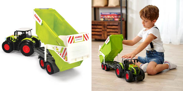 Tractor con remolque Dickie Toys
