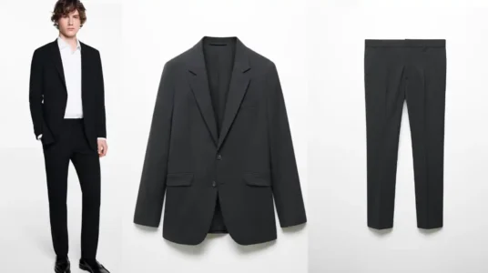 traje completo slim fit Mango Outlet para hombre