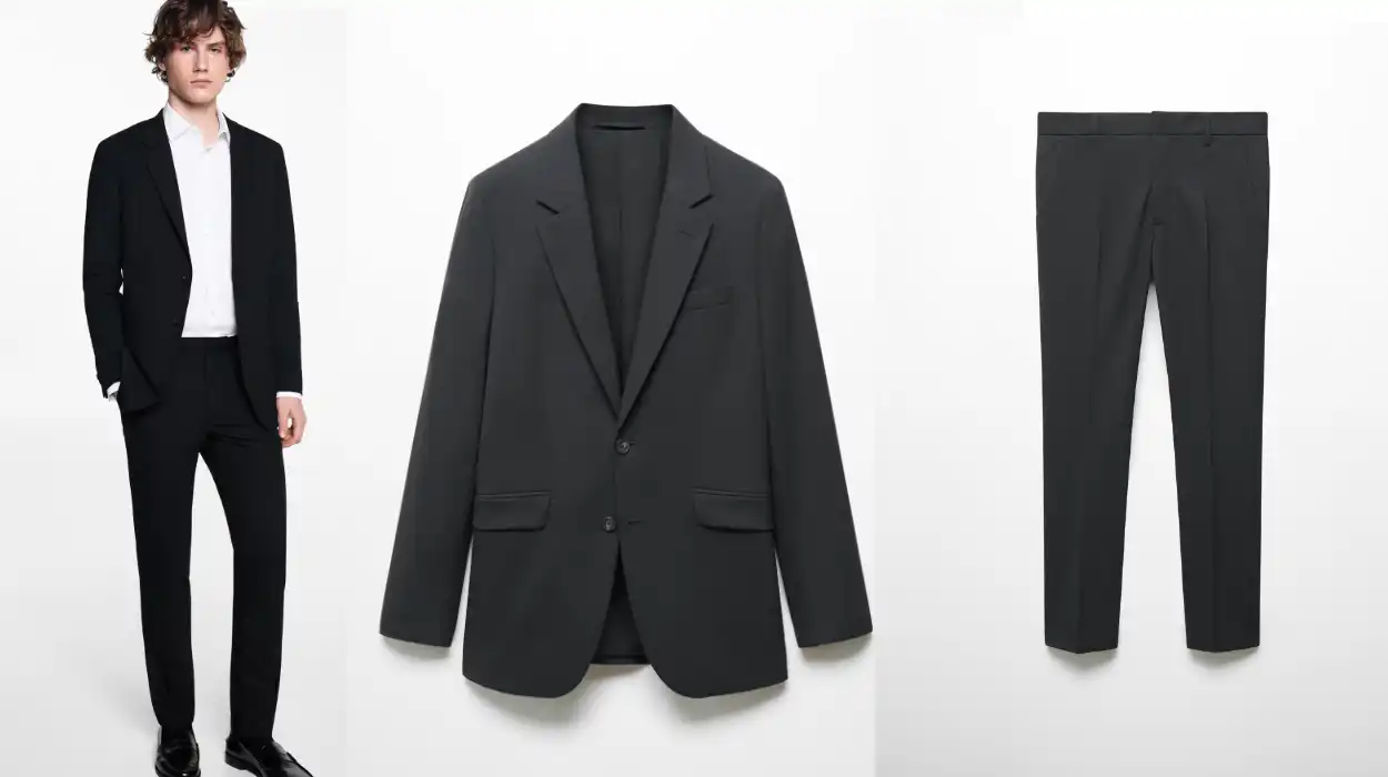 traje completo slim fit Mango Outlet para hombre