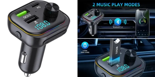 Transmisor FM Bluetooth Carehabi