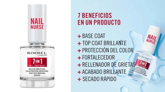 tratamiento de uñas Rimmel Nail Care Multi Benefit 7 en 1