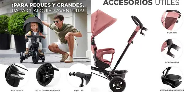 Triciclo evolutivo Kinderkraft AVEO oferta