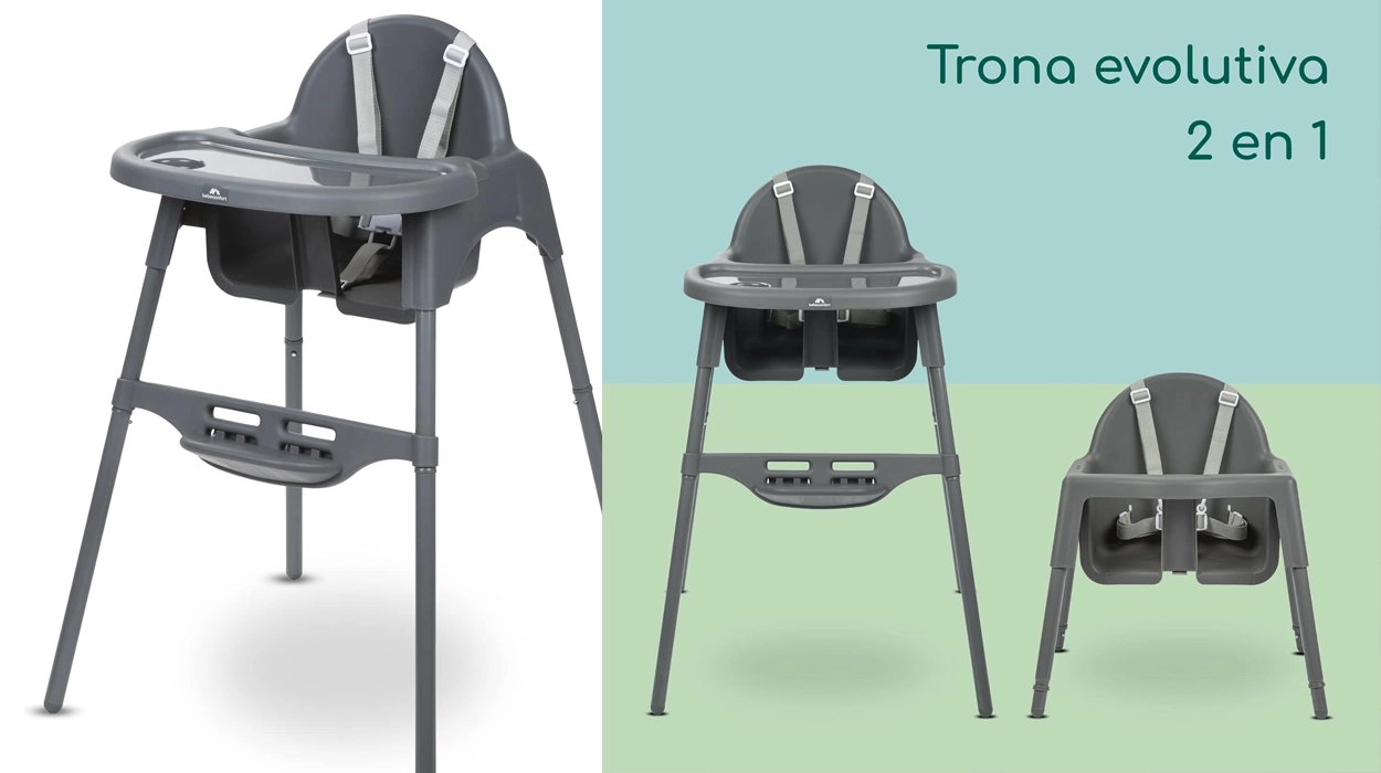 trona 2 en 1 Bebeconfort Meely para bebé