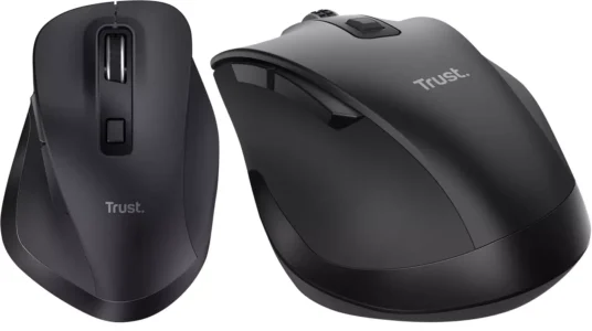 Trust Fyda Ratón Inalámbrico Recargable Bluetooth Ergonómico
